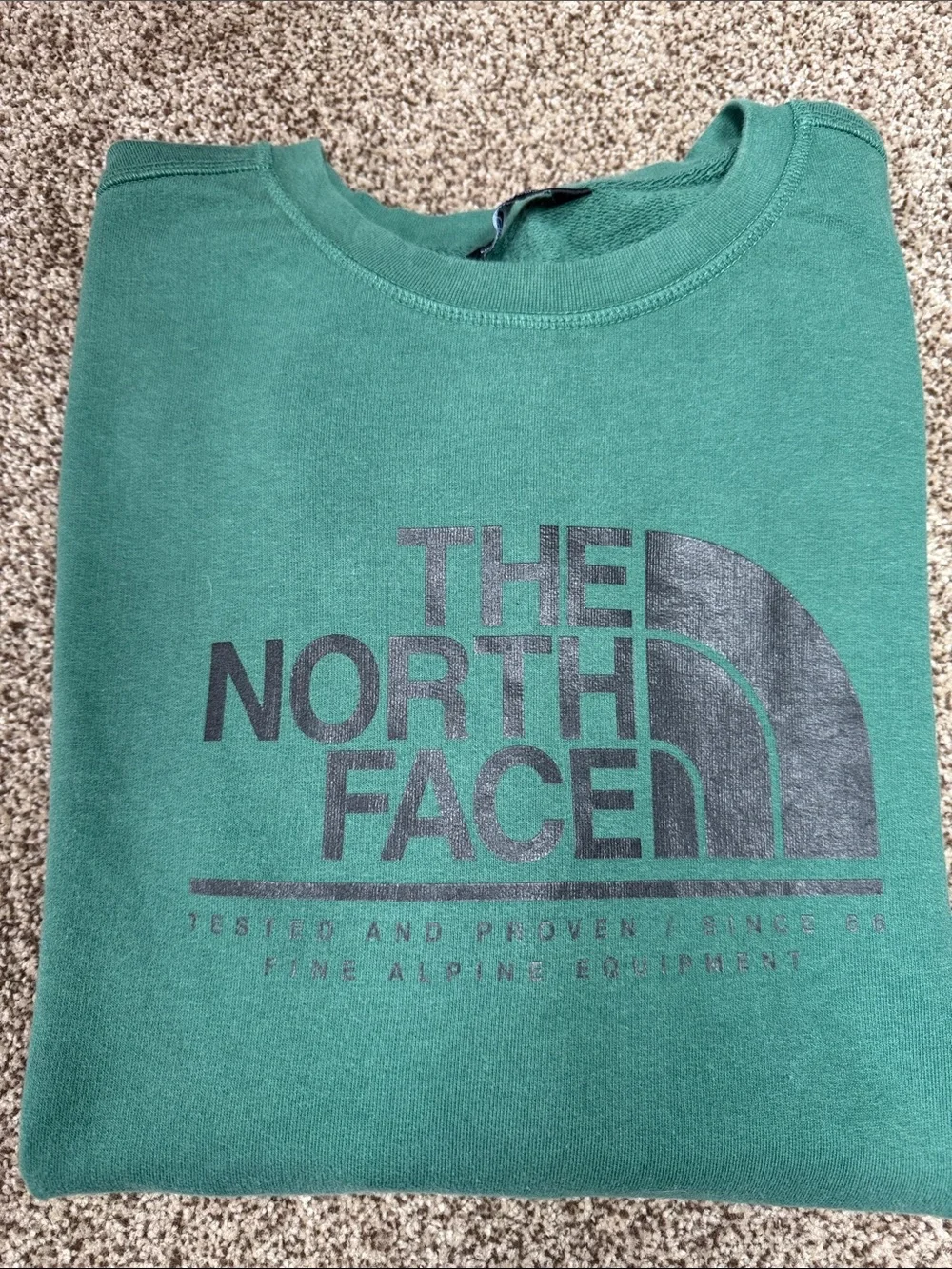 The North Face Forest Green Logo Crew Sweatshirt